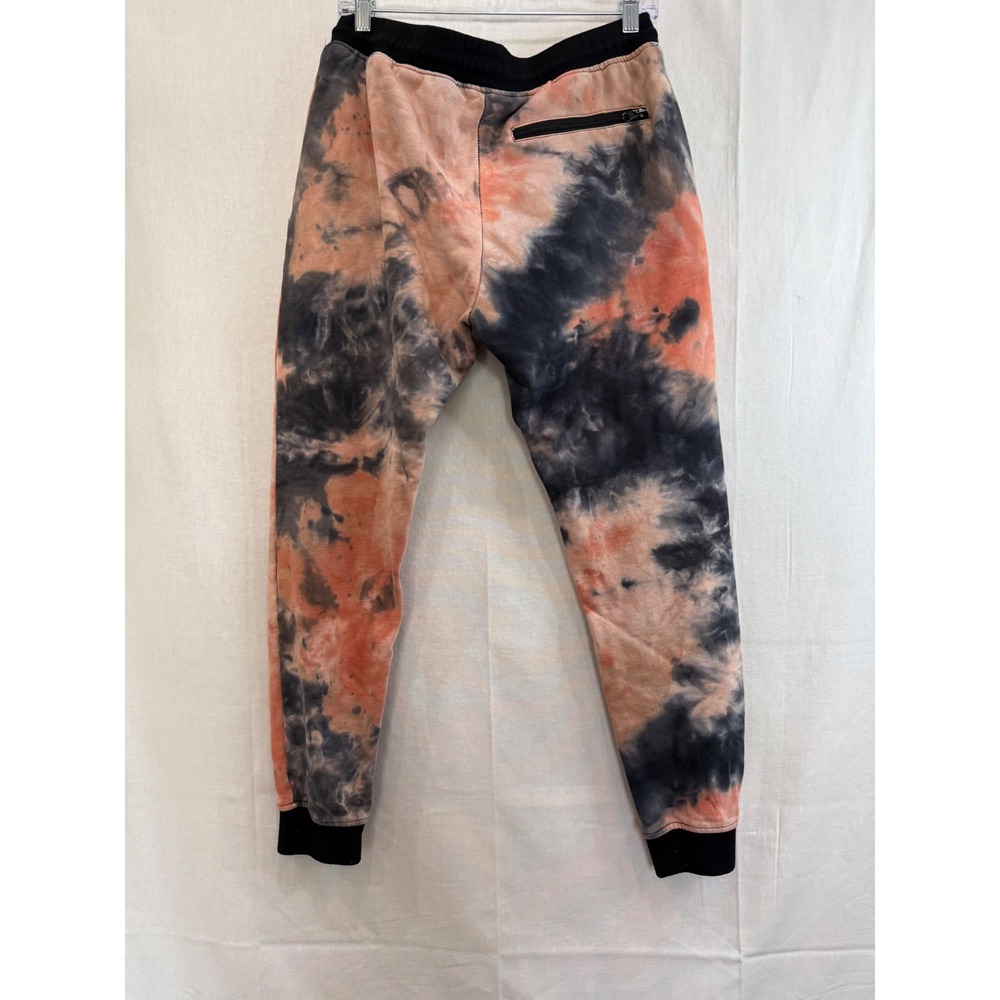 Rare Black Pyramid Tie Dye Sweatpants Joggers Orange Black Streetwear Men S - Picture 7 of 7